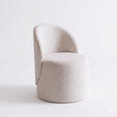 Puff com Encosto Java Redondo Estofado