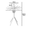 Varal de roupas dobrável com design de polvo, múltiplos braços.