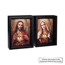 Quadro Os Sagrados Corações de Jesus e Maria – Kit com 2 Peças