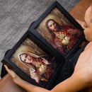 Quadro Os Sagrados Corações de Jesus e Maria – Kit com 2 Peças