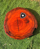 Tábua Rústica Personalizada - Bota Fogo + Kit Churrasco Personalizado