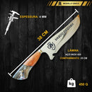 Tábua Rústica Personalizada - Vasco + Kit Churrasco Personalizado