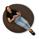 Puff Redondo Gigante Suede - Conforto Máximo e Design Moderno