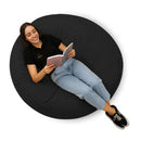 Puff Redondo Gigante Suede - Conforto Máximo e Design Moderno