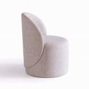 Puff com Encosto Java Redondo Estofado