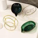 Saboneteira de Luxo de Aço Inoxidável e Acrílico