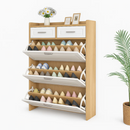 Armário de Sapatos com 3 Portas e 2 Gavetas